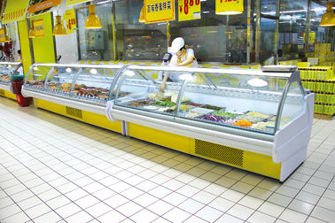 Remote Type -1-5 ℃ Fresh Meat Food Display Cabinets Produce Display Coolers