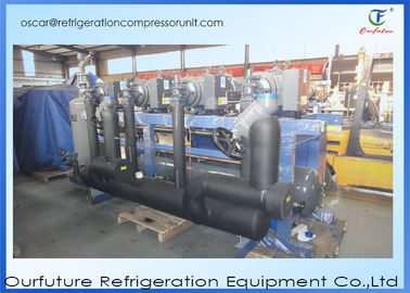 50hz R22 Screw Type Refrigeration Compressor Unit Energy Saving